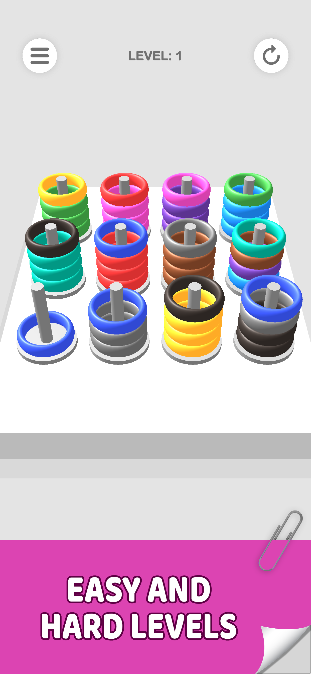 Ring Stack - Color Sort