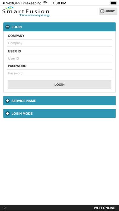 SmartFusion Timekeeping Screenshot