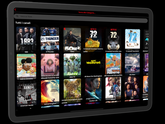 X-Flix IPTV iPad app afbeelding 5