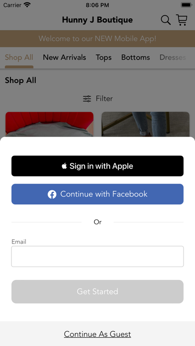 Hunny J Boutique Screenshot