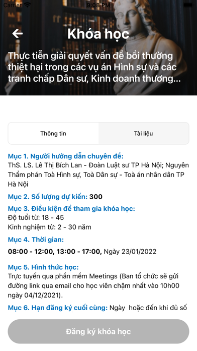 Liên Đoàn Luật Sư Screenshot
