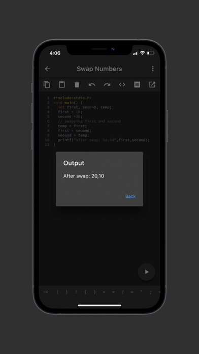 Screenshot 3 of C Compiler(Pro) App