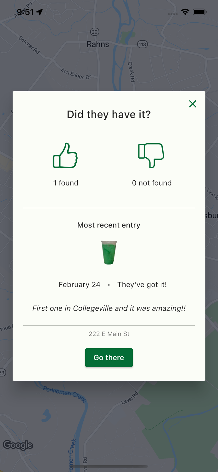 Shamrock Shake Finder