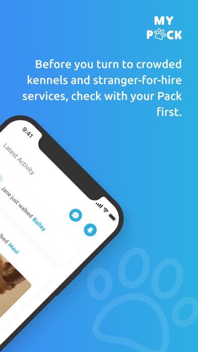 My Pack: pet-sitting and more Screenshot