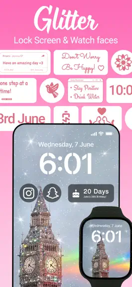 Game screenshot Glitter Wallpapers Lock Screen mod apk