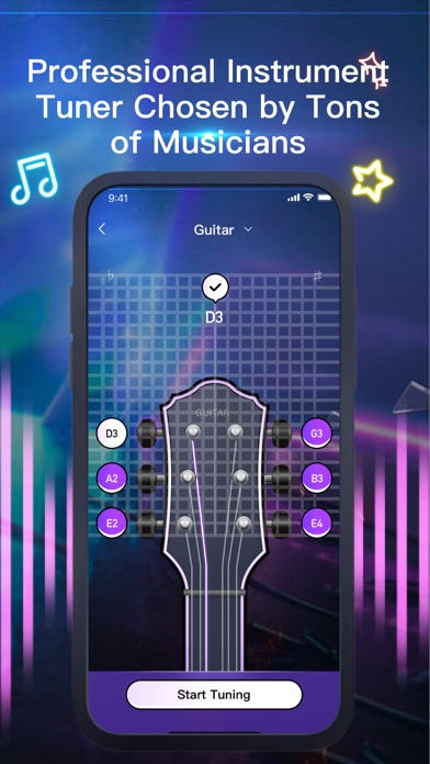 GuitarTuner：Ukelele & Bass＋ Screenshot