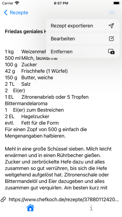 Simple Recipes Collection Screenshot