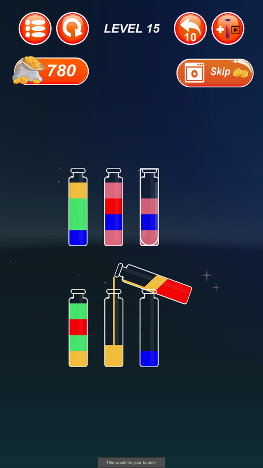 #4. Color Sort Game (iOS) 来自: Mughees Mehdi