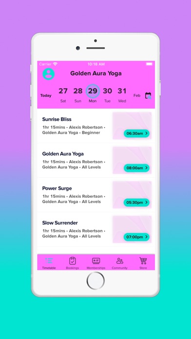 Golden Aura Yoga Screenshot