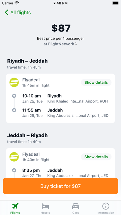 Fly Cheap:Special flight deals Screenshot