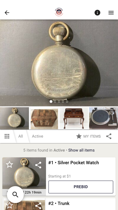 M3 Auctions Screenshot