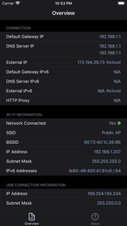 System Status: hw monitor