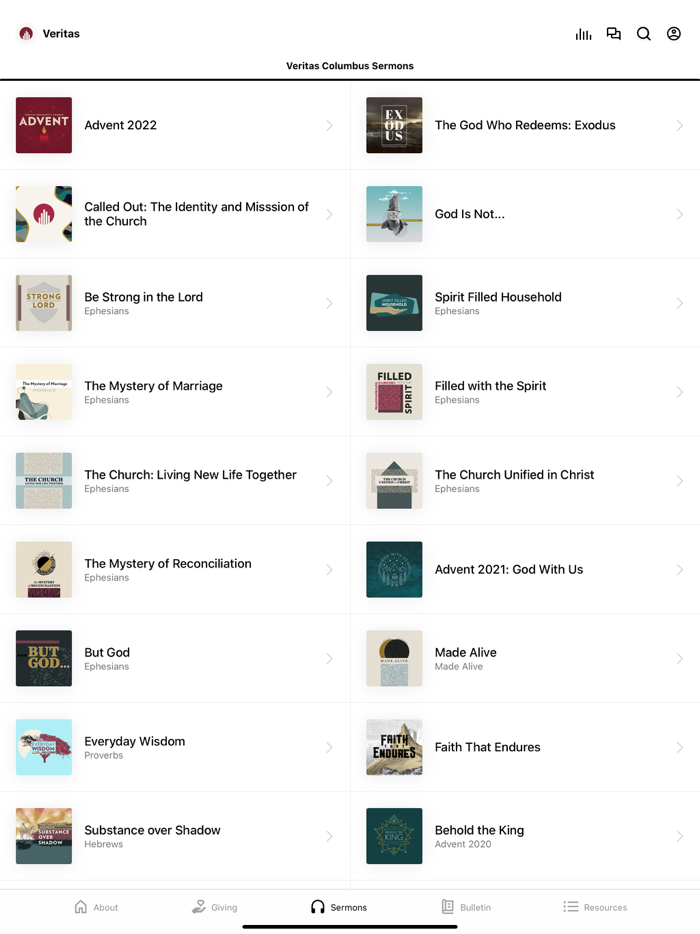 Veritas Community Church App