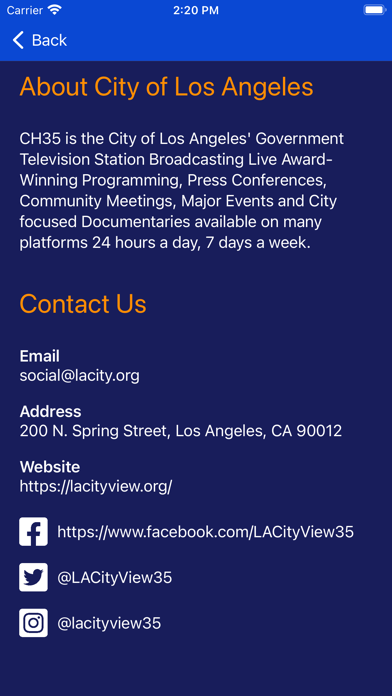 LA CityView CH35 Screenshot