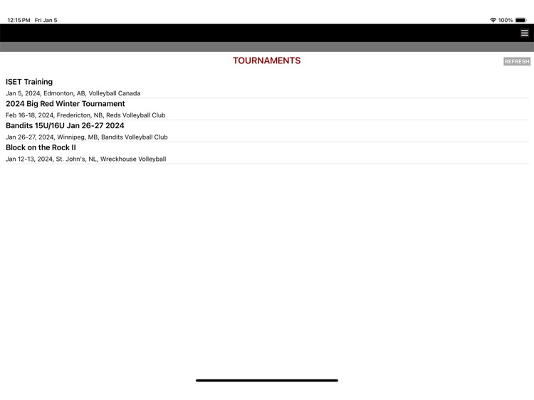 ISET Volleyball E-Scoresheet