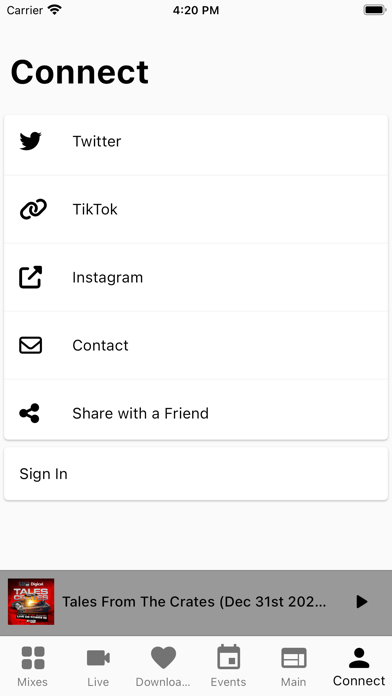 JESTER iPhone screenshot 7 - Music app