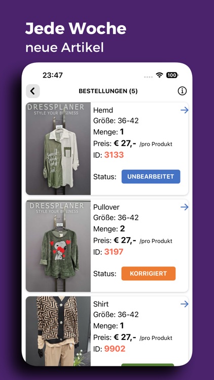 Dressplaner Kunden screenshot-5