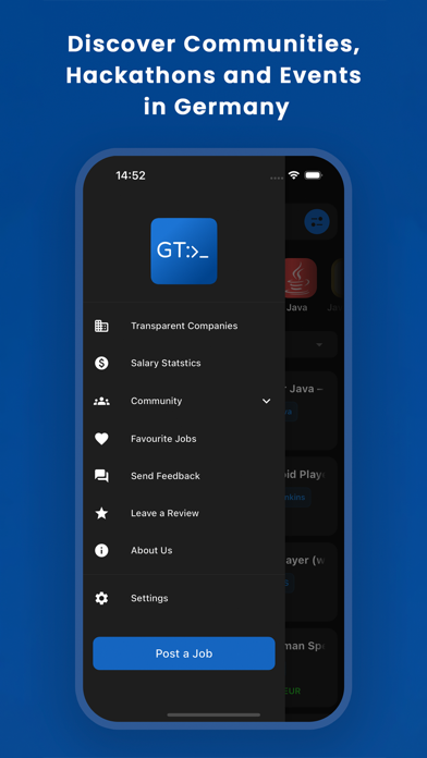 GermanTechJobs Screenshot