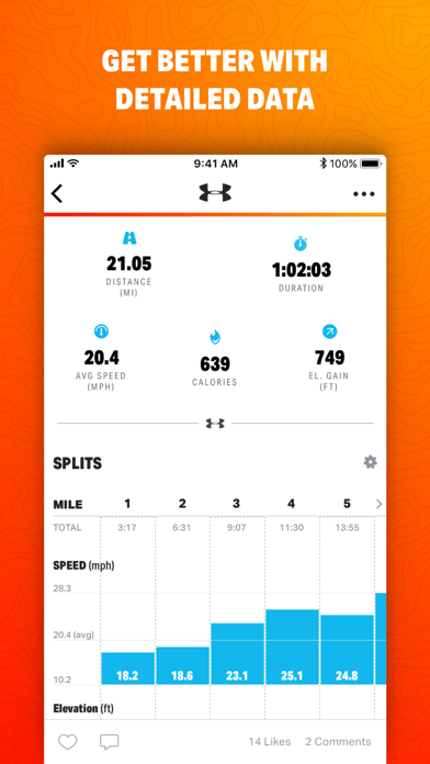 Screenshot #2 pour Under Armour Map My Ride