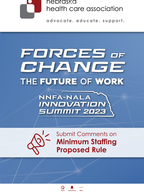 Nebraska Health Care Assoc. iPad screenshot 1 - Business app