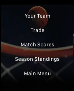 Watch Basketball Manager screenshot #3 for Apple Watch