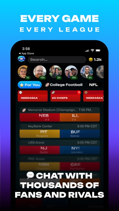 FanCave - Live Sports Chat Screenshot