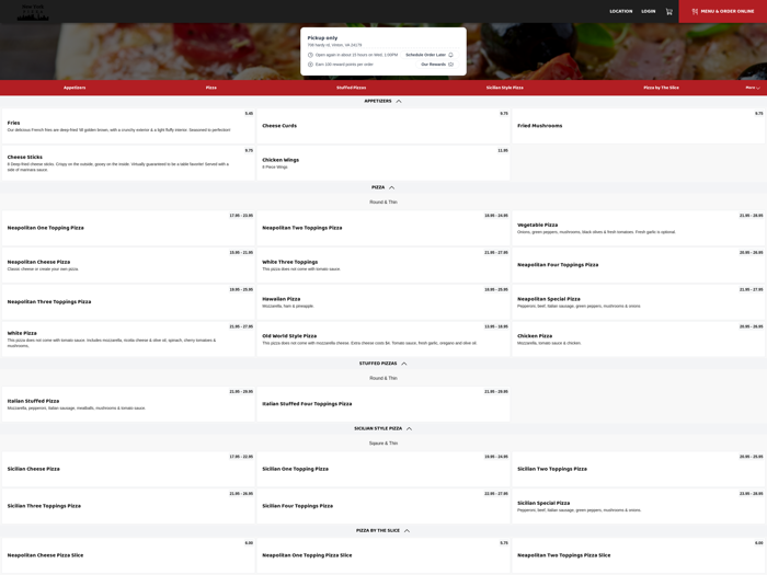 New York Pizza Vinton