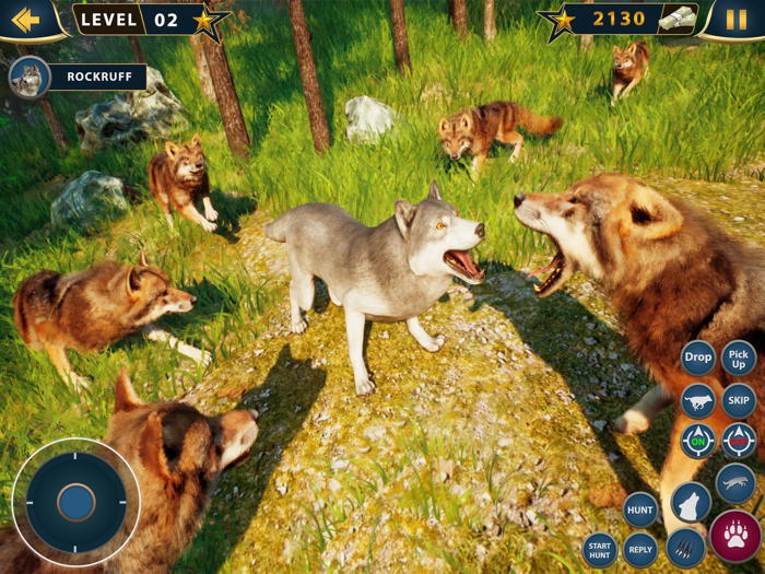 Wolf game the wild kingdom