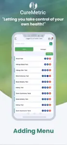 CureMetric Diagnostics screenshot #2 for iPhone