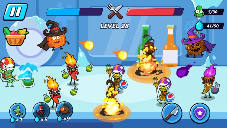 Vegetable War-Ultimate Battle screenshot-4