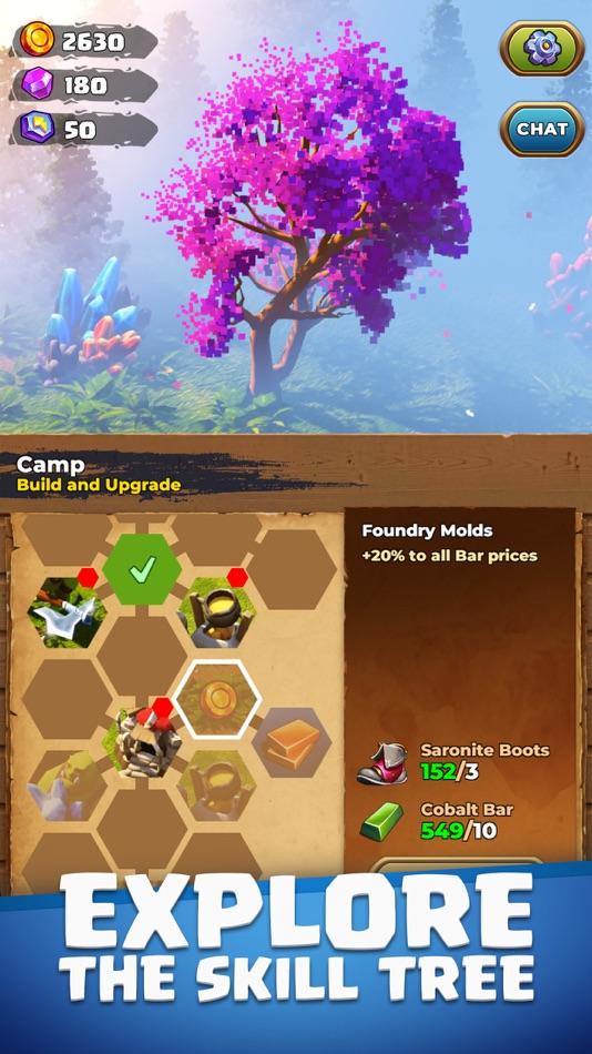 #8. Orecraft: Mining Camp (iOS) By: Evrika Games