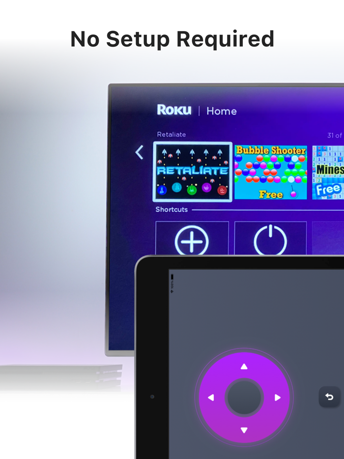 TV Remote For Roku Smart TV