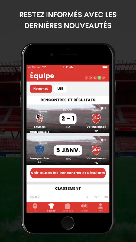 Valenciennes FC screenshot 2 of 4