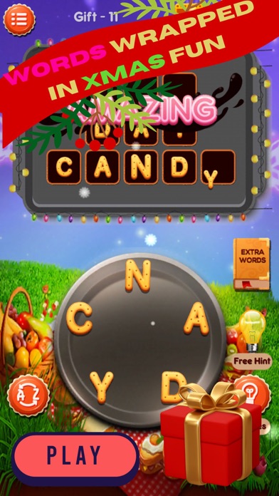 Christmas Word Cookies Play Screenshot
