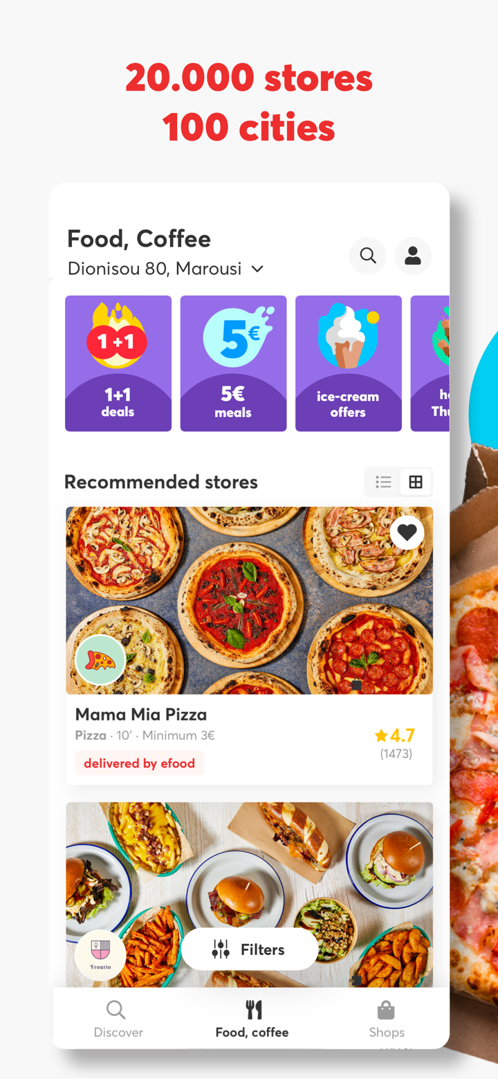 efood delivery: food, grocery screenshot 3