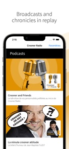 Crooner Radio screenshot #5 for iPhone