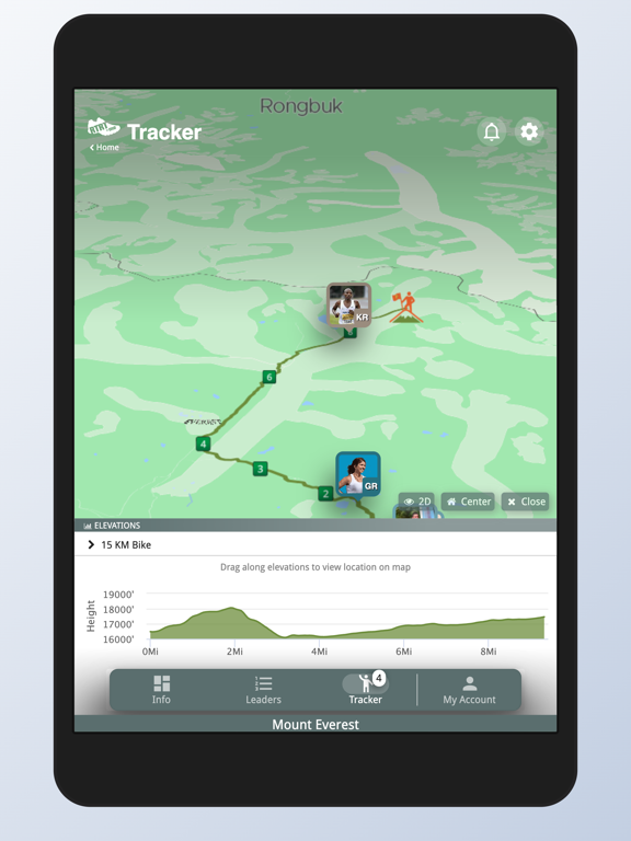 RTRT.me iPad app afbeelding 5