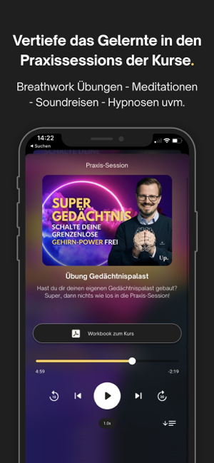 Upspeak: Dein Mentor im Ohr Screenshot