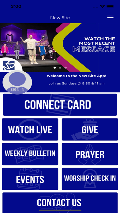 New Site Church Screenshot
