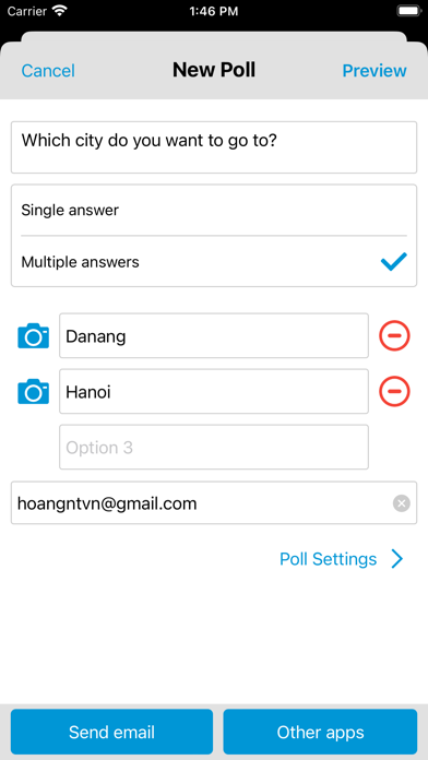 ZingPoll Screenshot