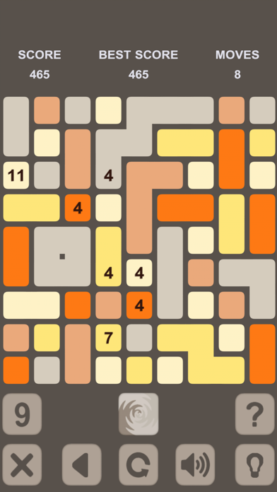 Blocks Numbers Puzzle Screenshot