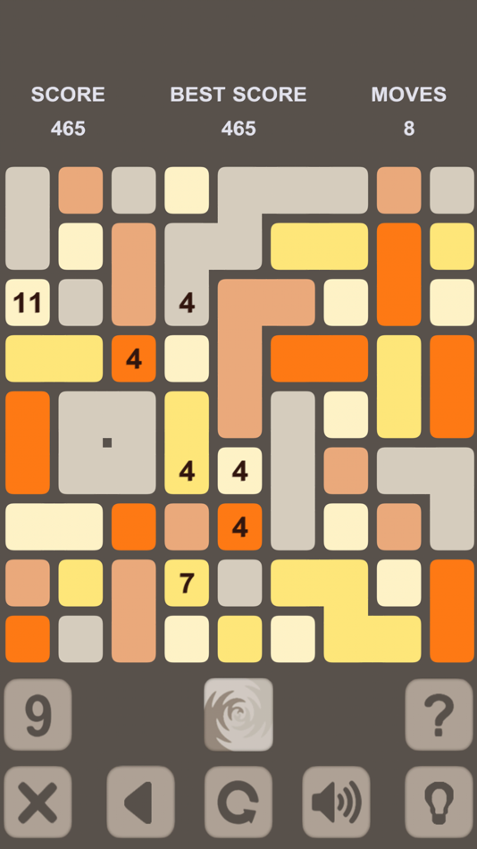 #6. Blocks Numbers Puzzle (iOS) Podle: Ruslan Goncharenko