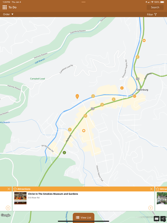 Visit Gatlinburg, Tennessee iPad screenshot 4 - Travel app