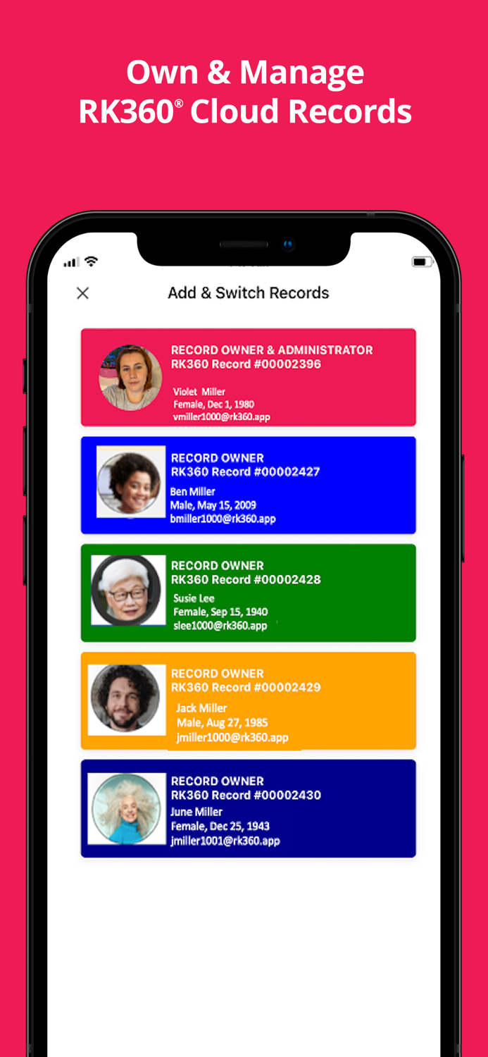 RK360 Medical and Health Record