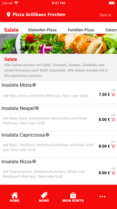Pizza Grillhaus Frechen Screenshot