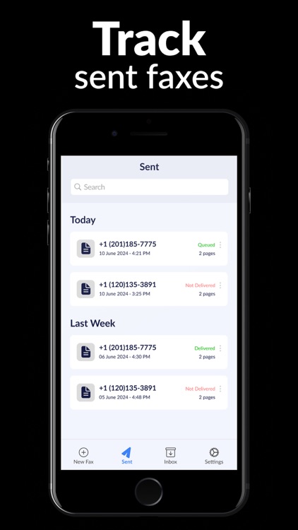 Send Fax from Mobile Phone App screenshot-3