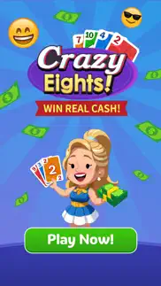crazy eights: win real cash iphone screenshot 2
