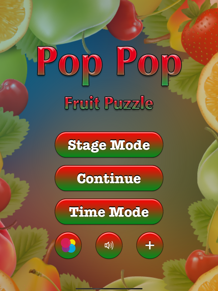 Pop Pop Fruit Puzzle