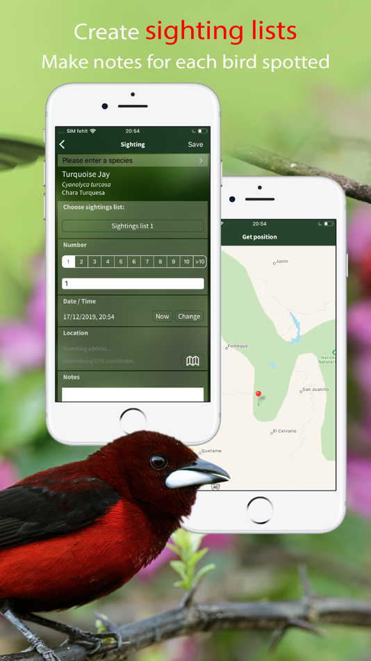 #9. All Birds Colombia field guide (iOS) Podle: Sunbird Images OHG
