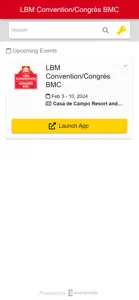 LBM Convention/Congrès BMC screenshot #1 for iPhone